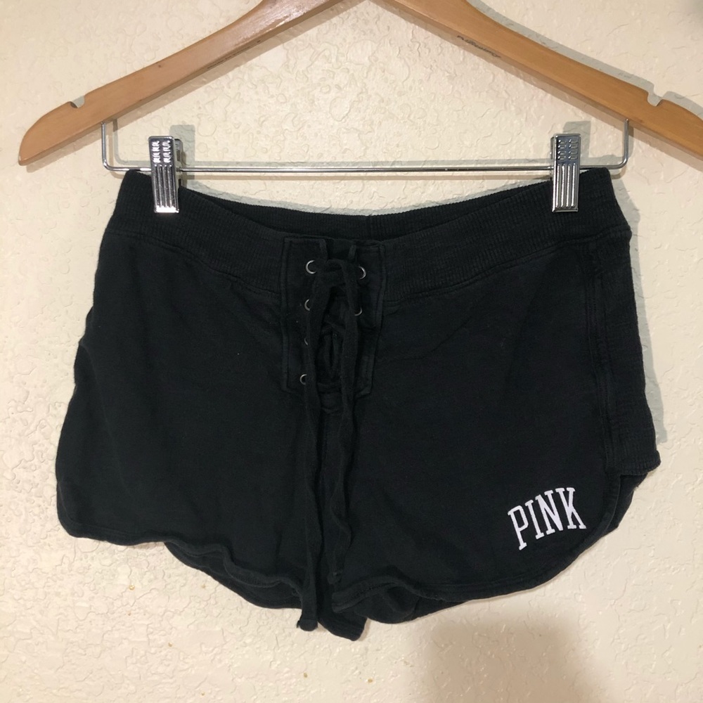 Victoria’s Secret Pink Black Booty Shorts